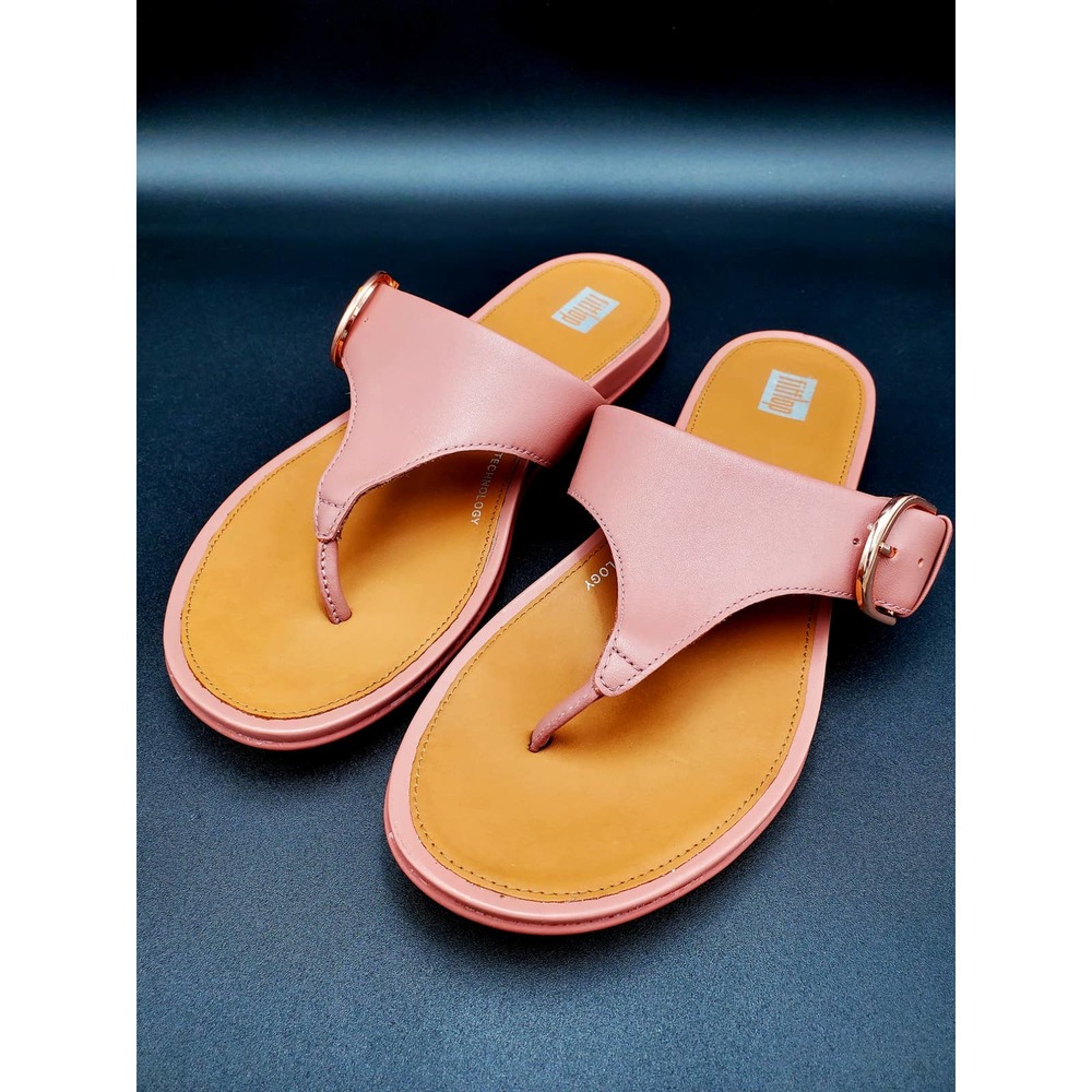 FitFlop Gracie Leather Toe Post Sandal